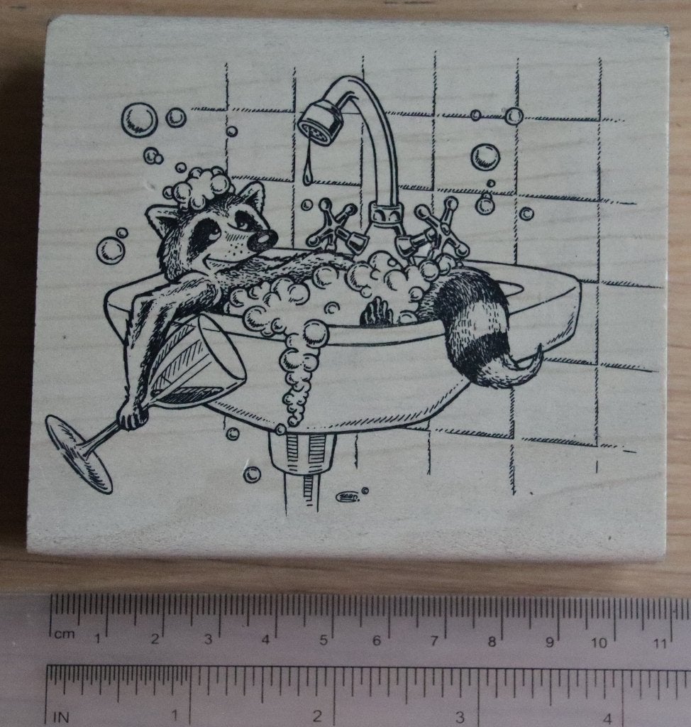 Stempel Bengel, Hobby en Vrije tijd, Stempelen, Ophalen of Verzenden, Gebruikt, Houten stempel