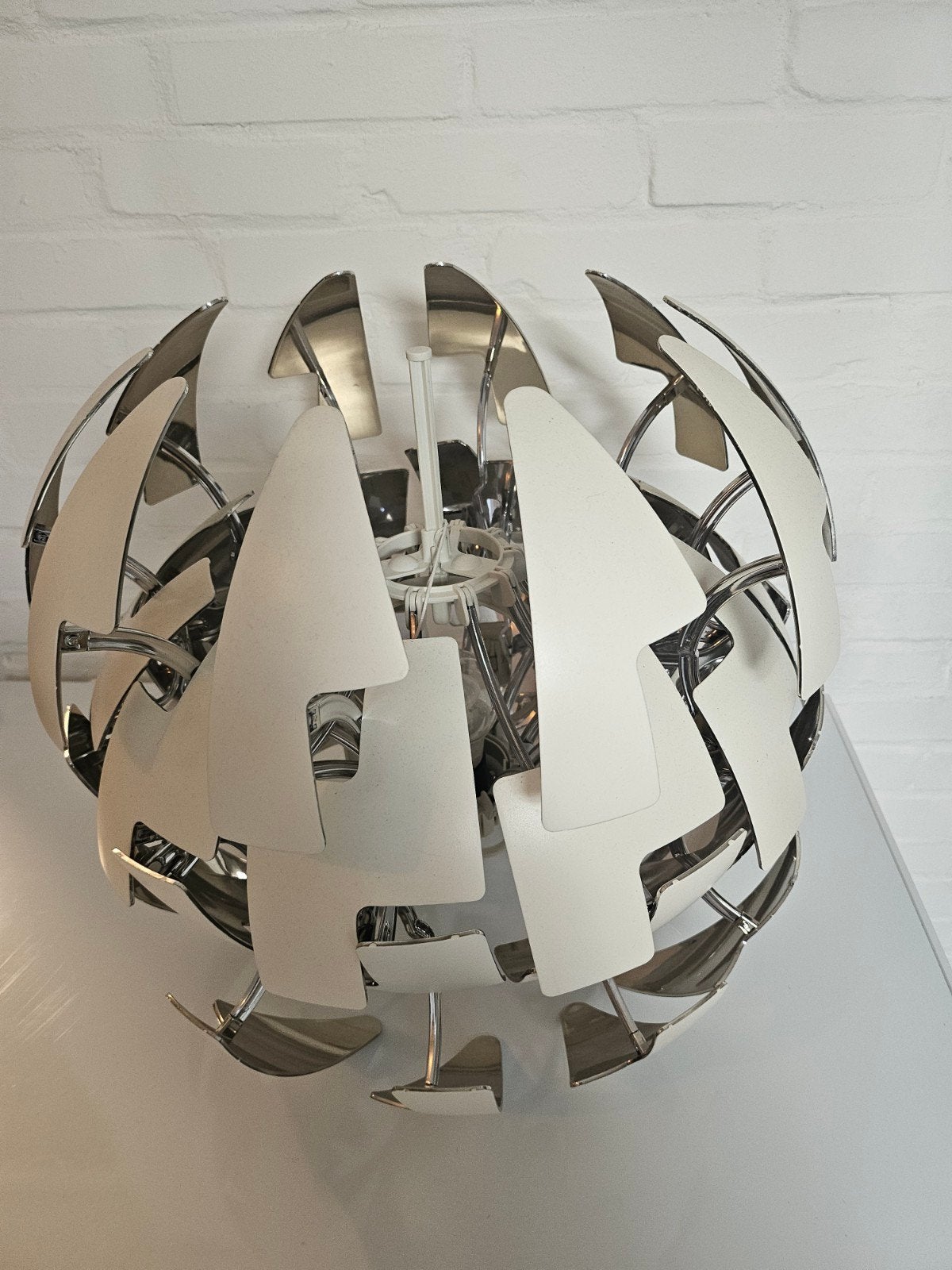 IKEA Plafondlamp - Modern Design, Modern, Ophalen of Verzenden, Zo goed als nieuw, Wit