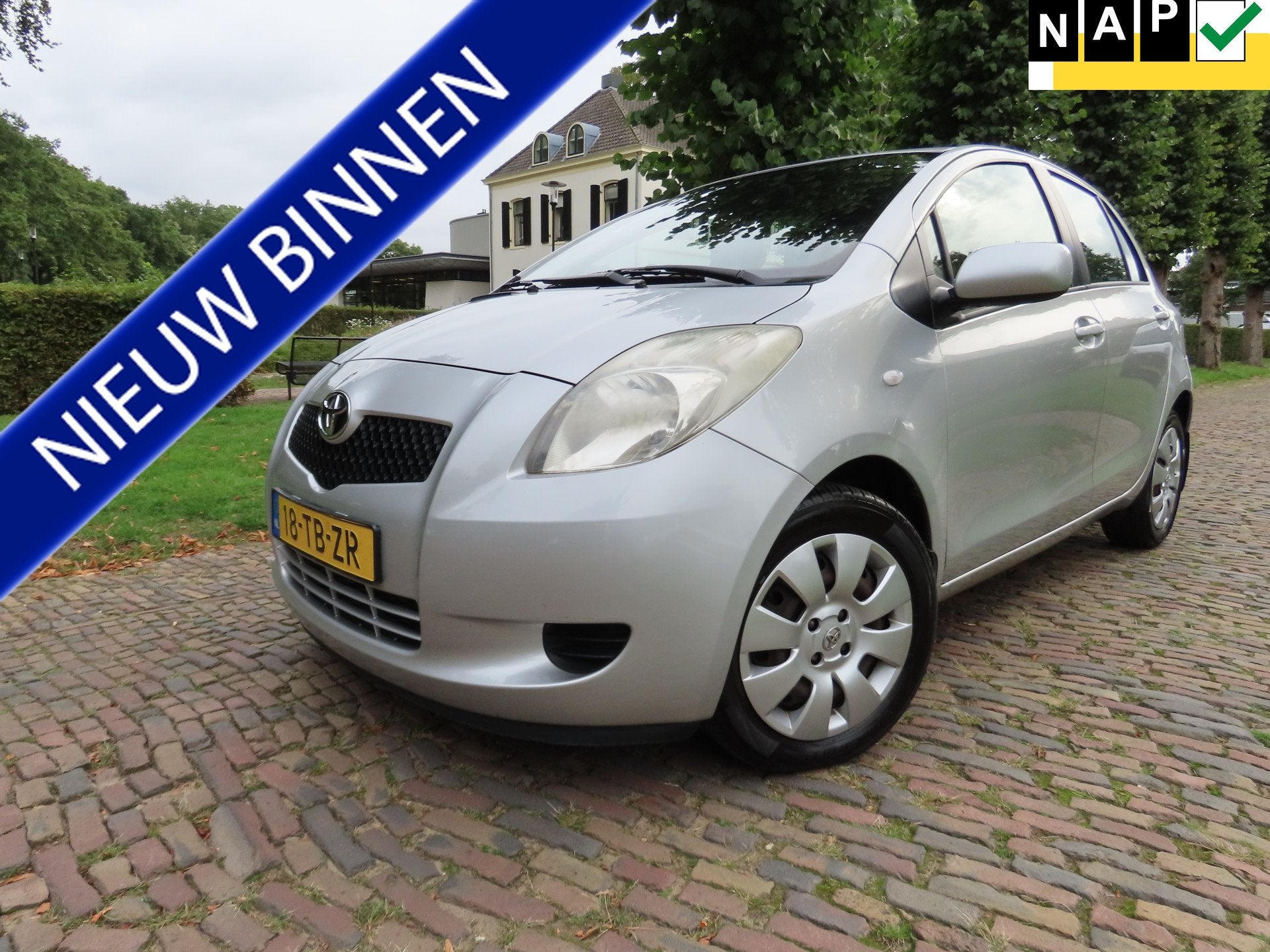 Toyota Yaris 1.3 VVTi Sol MMT Automaat Climatecontrol Cruise, Stof, 4 cilinders, Origineel Nederlands, Bedrijf