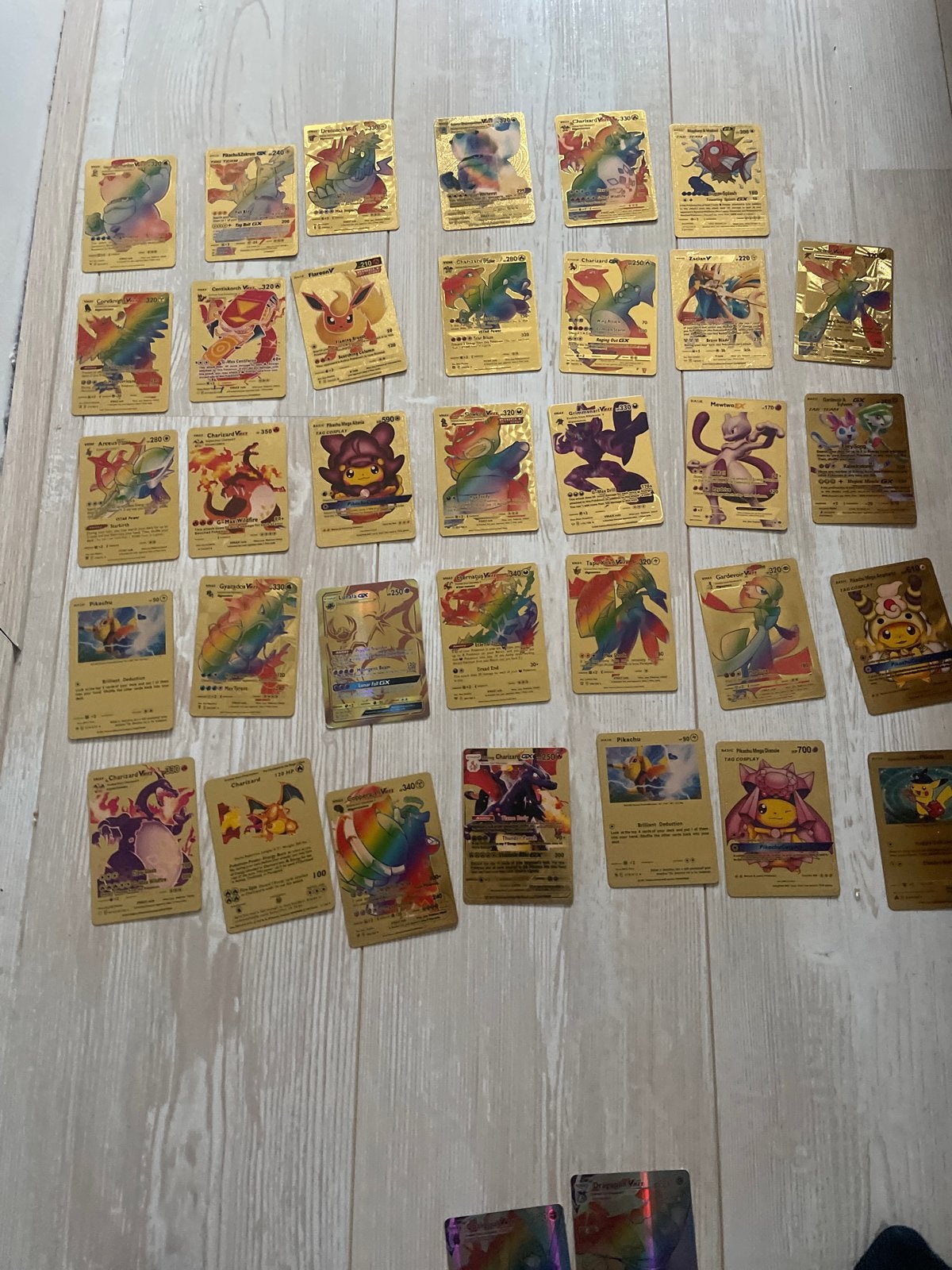 Gouden Pokémon kaarten - Diverse karakters, Hobby en Vrije tijd, Verzamelkaartspellen | Pokémon, Ophalen of Verzenden, Gebruikt