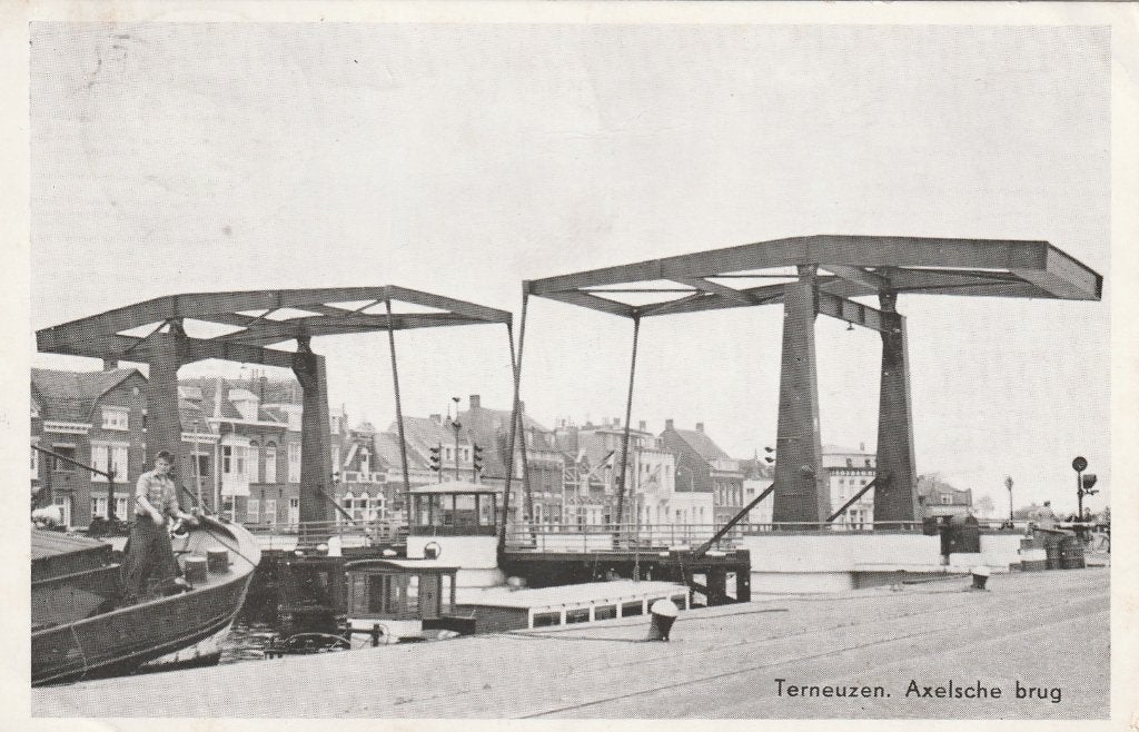 TERNEUZEN Axelsche Brug, Verzenden, 1940 tot 1960, Gelopen, Zeeland