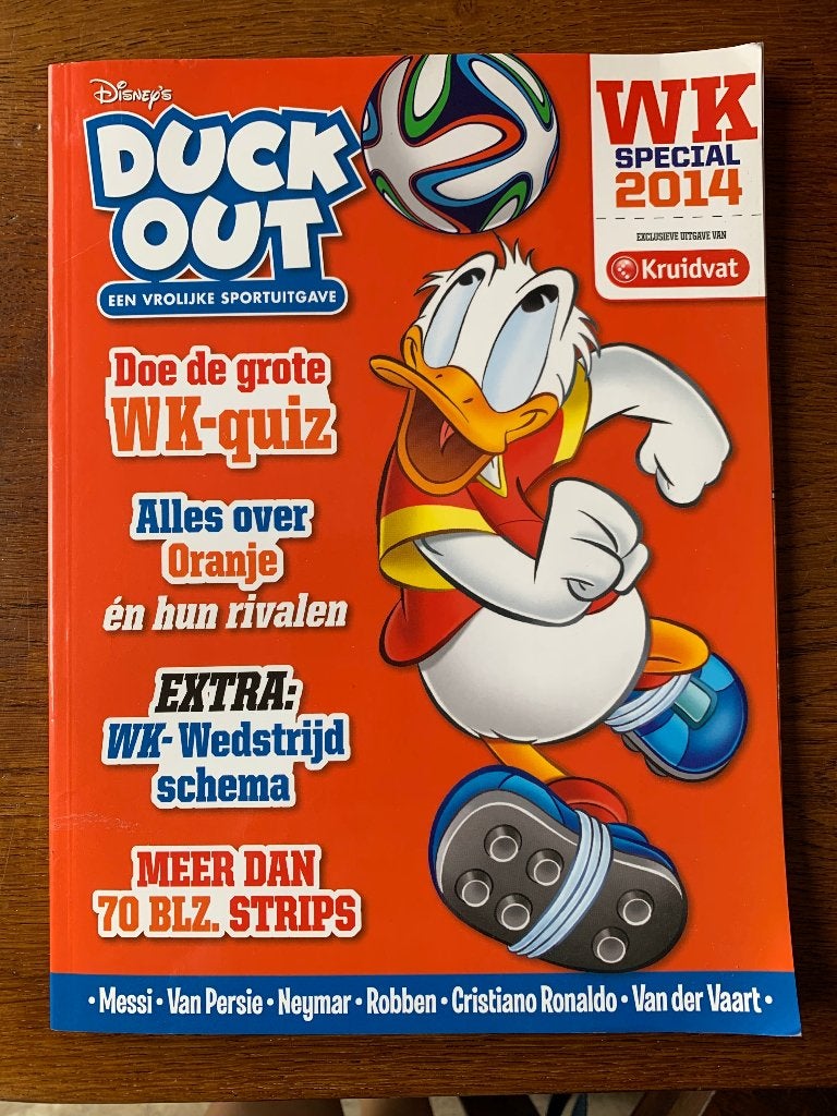 "Duck out" Sportuitgave 'WK 2014' Special Nieuw, Verzamelen, Ophalen of Verzenden, Nieuw, Buitenlandse clubs
