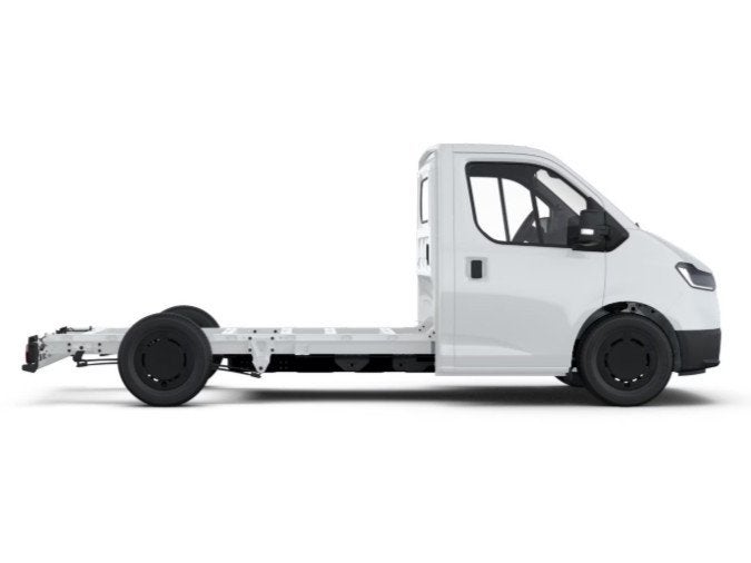 Ford Transit City L2 56 kWh | Veel opbouw mogelijkheden |, Auto's, 12 maanden, Stof, Wit, Nieuw