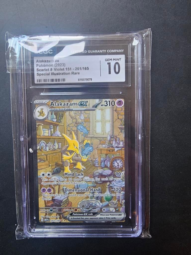 Alakazam ex Pokémon Kaart (2023) CGC Gem Mint 10, Hobby en Vrije tijd, Verzamelkaartspellen | Pokémon, Ophalen of Verzenden, Nieuw