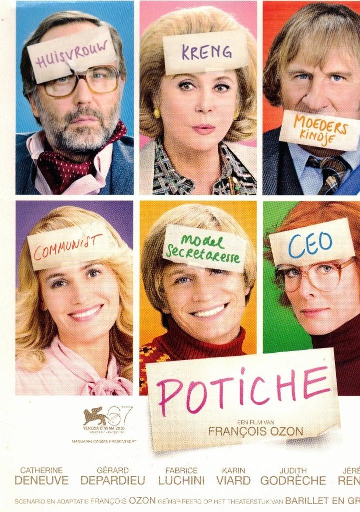 Potiche - Francois Ozon ( 2 DVD ) - Cineart, Vanaf 12 jaar, Ophalen of Verzenden, Zo goed als nieuw, Frankrijk