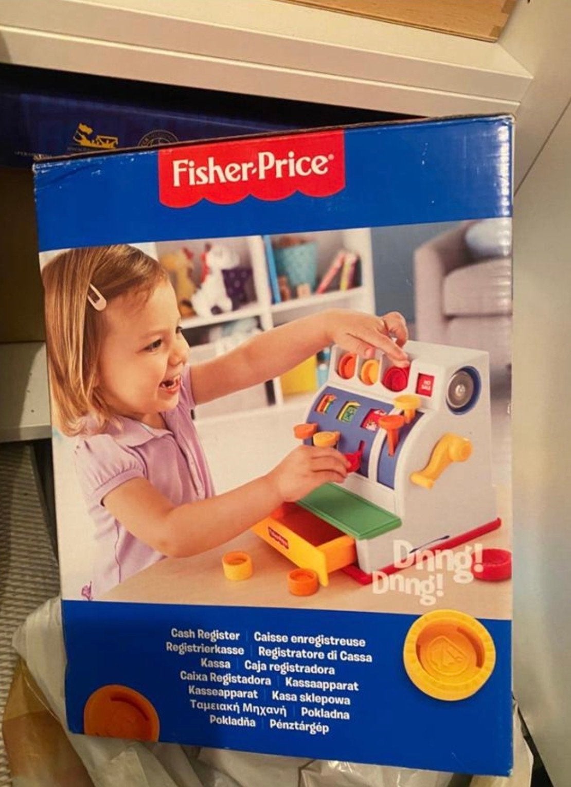 Fisher-Price Kassa Speelgoed, Ophalen, Zo goed als nieuw, Speelset, Met geluid