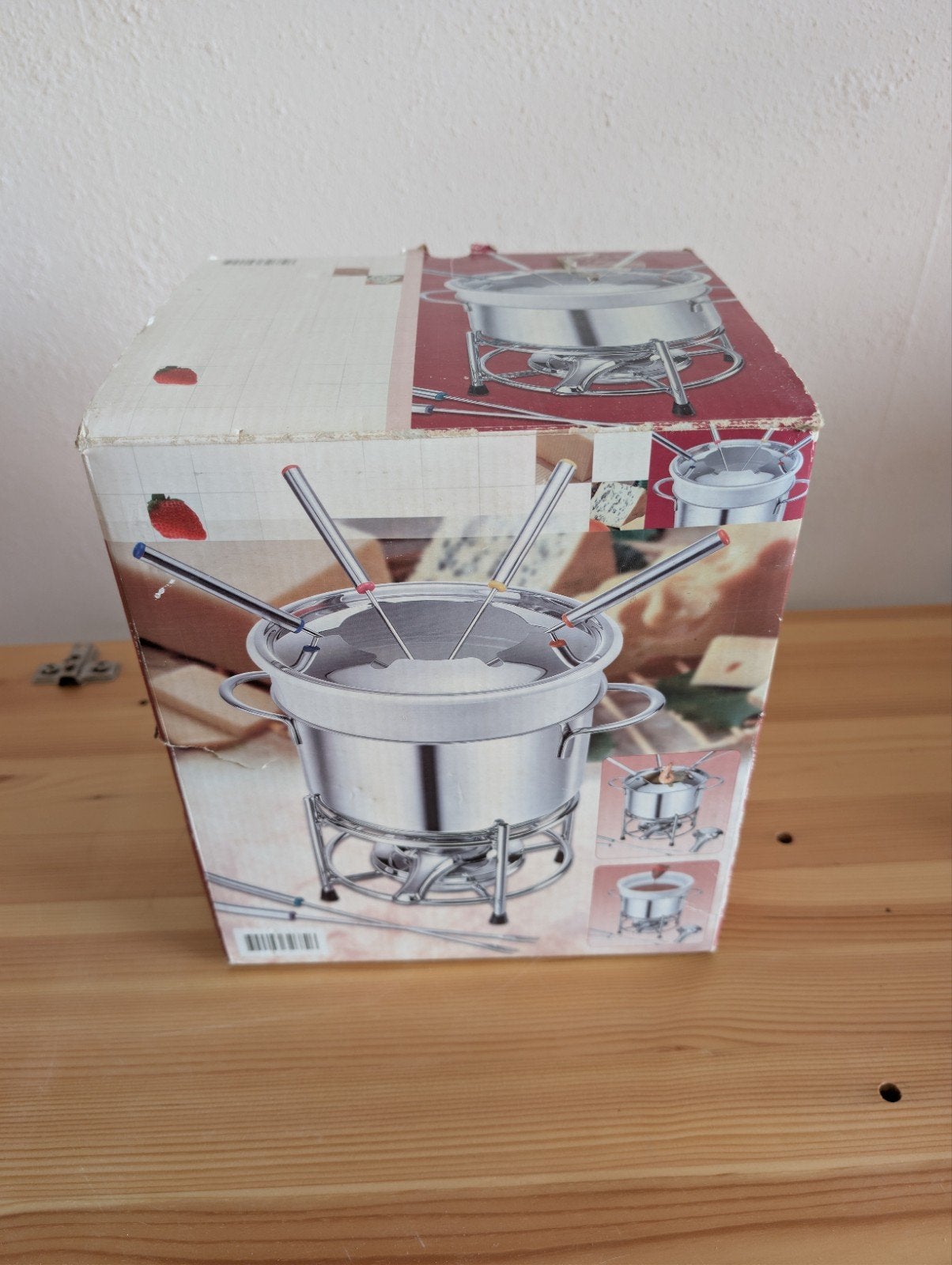 Fondueset - Compleet met Vorkjes en Brander, Witgoed en Apparatuur, Fonduesets, Ophalen of Verzenden, Gebruikt, Brander, Fondueset