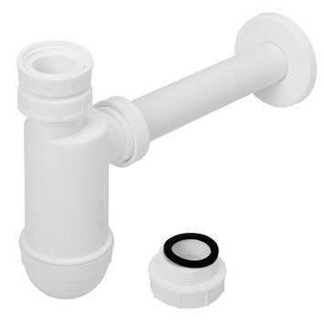 Sanivesk Bekersifon Wit voor Wastafel Nieuw in de verpakking, Doe-het-zelf en Verbouw, Sanitair, Ophalen, Nieuw, Wastafel