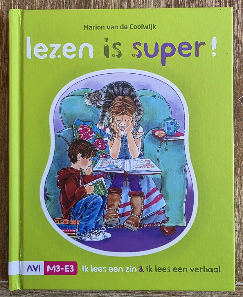 Lezen is super - AVI M3 / AVI E3 - Groep 3, Ophalen of Verzenden, Zo goed als nieuw, Marion van de Coolwijk, Fictie algemeen