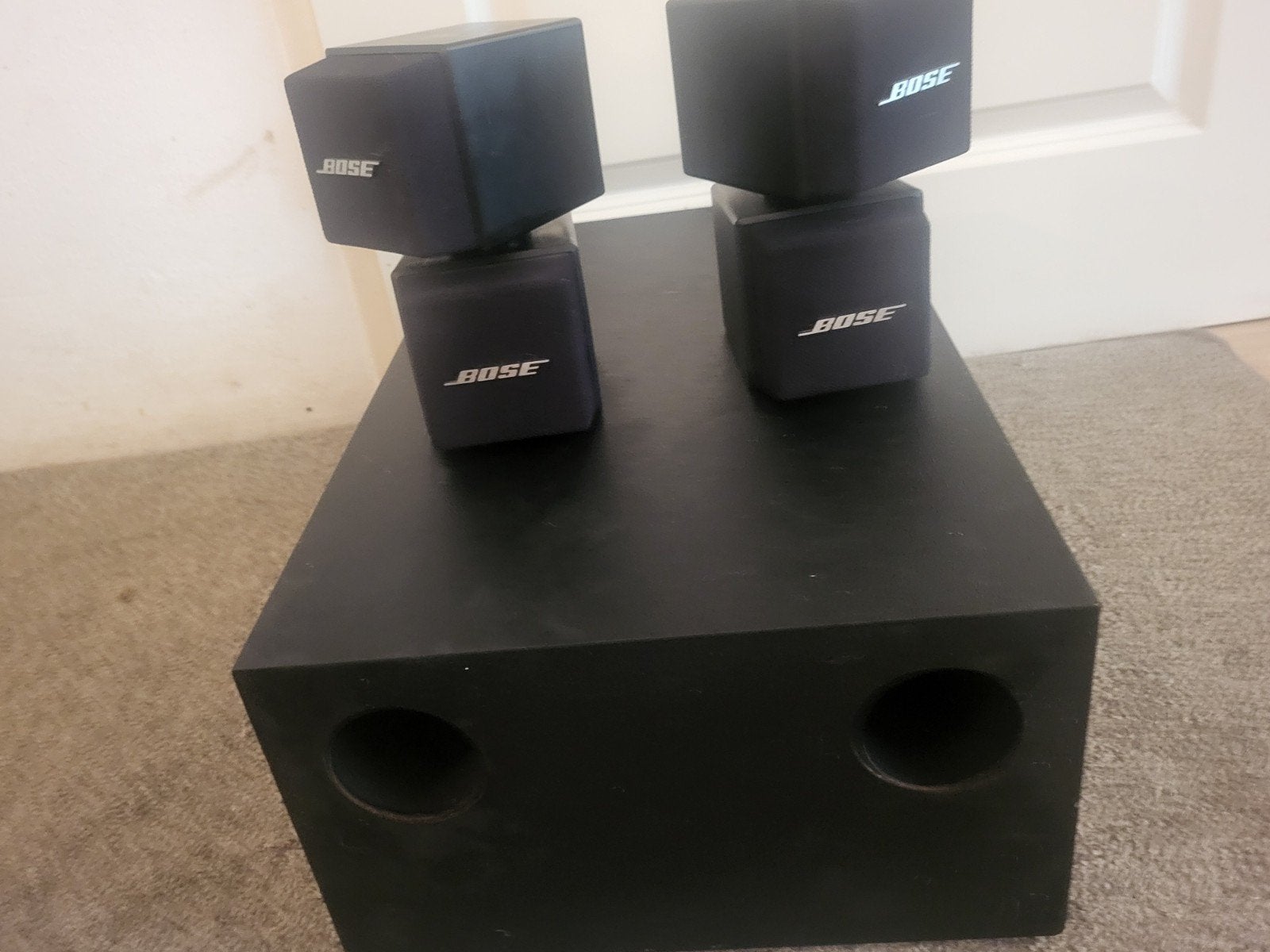 Bose Acoustimass AM-5 Surround Sound Systeem, Audio, Tv en Foto, Luidsprekers, Ophalen, Gebruikt, Complete surroundset, Bose