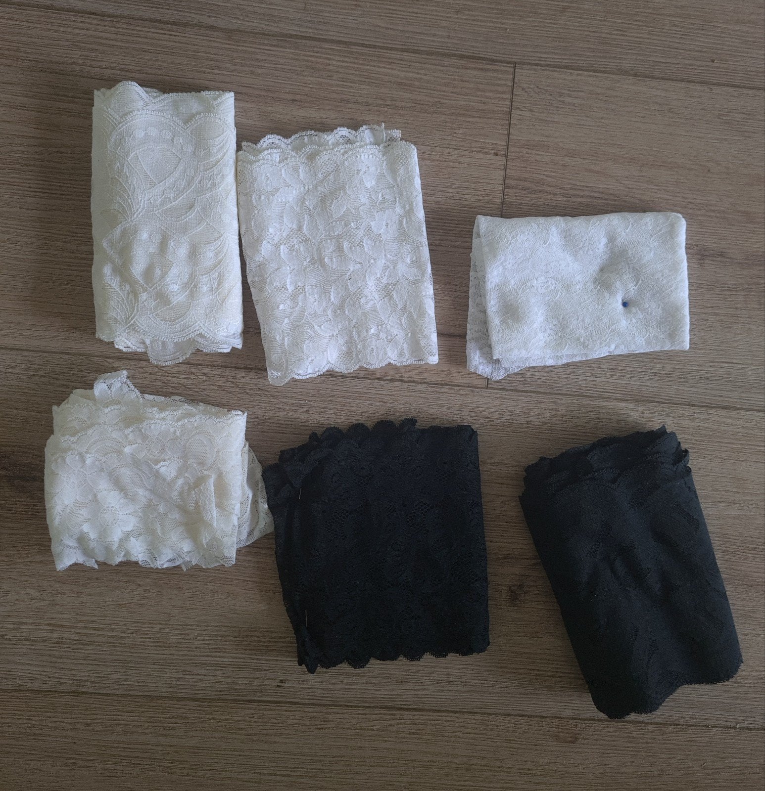 Reststukken elastisch kant voor lingerie/kleding, Ophalen of Verzenden, Nieuw, Kant