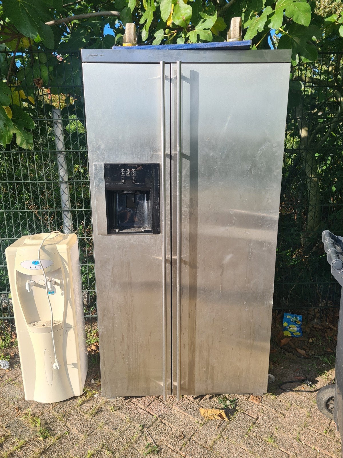 Amerikaanse koelkast met vriezer en waterdispenser, Ophalen, Gebruikt, 200 liter of meer, 60 cm of meer