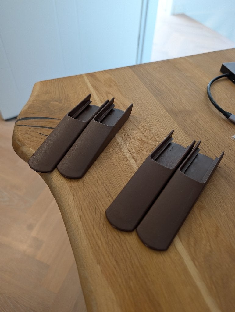 Tripp Trapp Verlengde Glijders Set warm brown walnoot walnut, Kinderen en Baby's, Kinderstoelen, Ophalen, Nieuw, Meegroeistoel