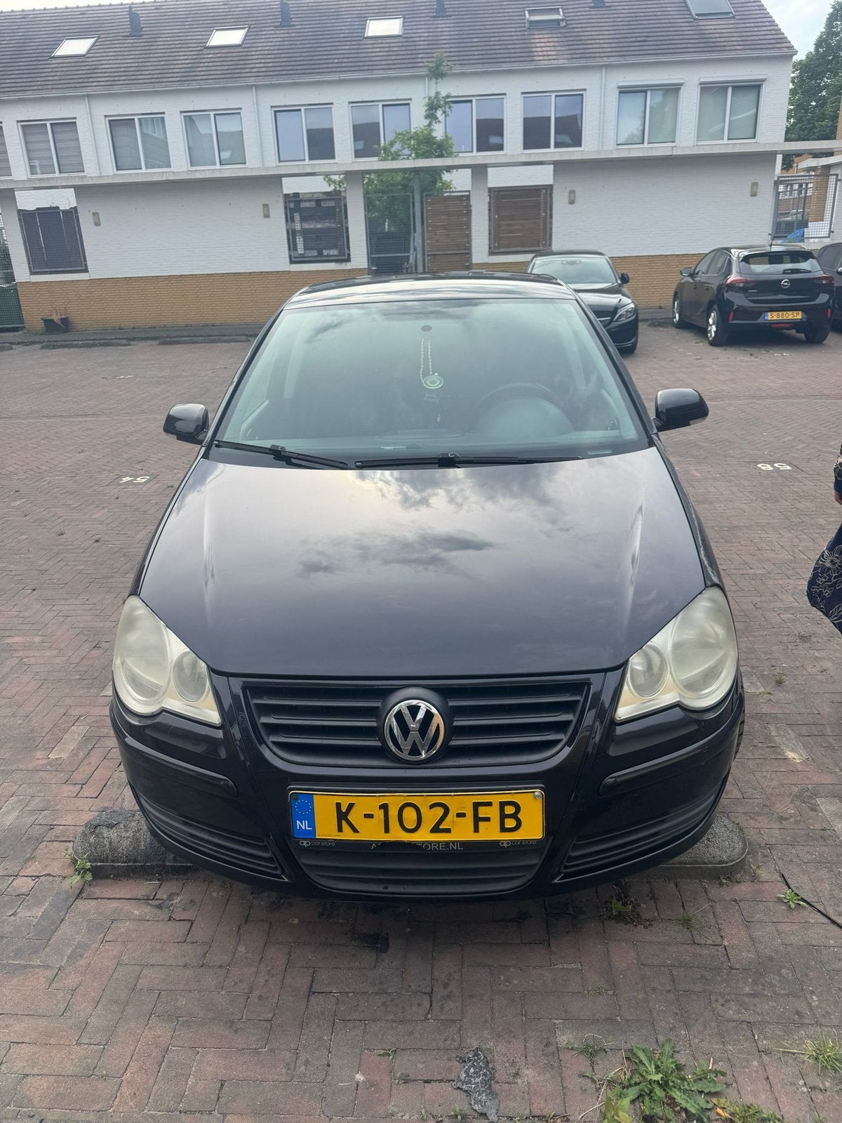 Volkswagen Polo 1.2 51KW 2008 Zwart, Auto's, Volkswagen, Voorwielaandrijving, 40 €/maand, 540 kg, 1198 cc