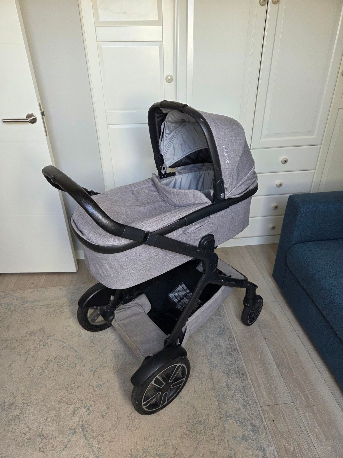 Nuna Demi grow kinderwagen met reiswieg, Combiwagen, Ophalen, Overige merken, Verstelbare duwstang