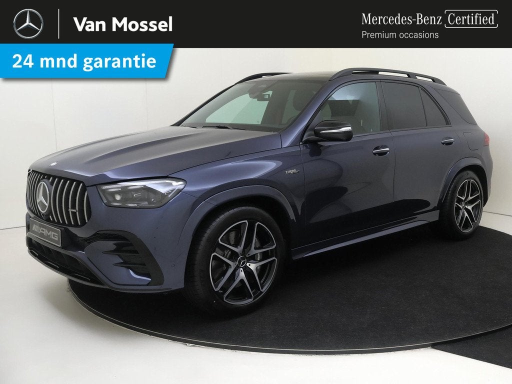 Mercedes-Benz GLE-klasse AMG 53 Hybrid 4MATIC+ Panoramadak /, Auto's, Mercedes-Benz, Automaat, Gebruikt, Blauw, Plug-in hybride