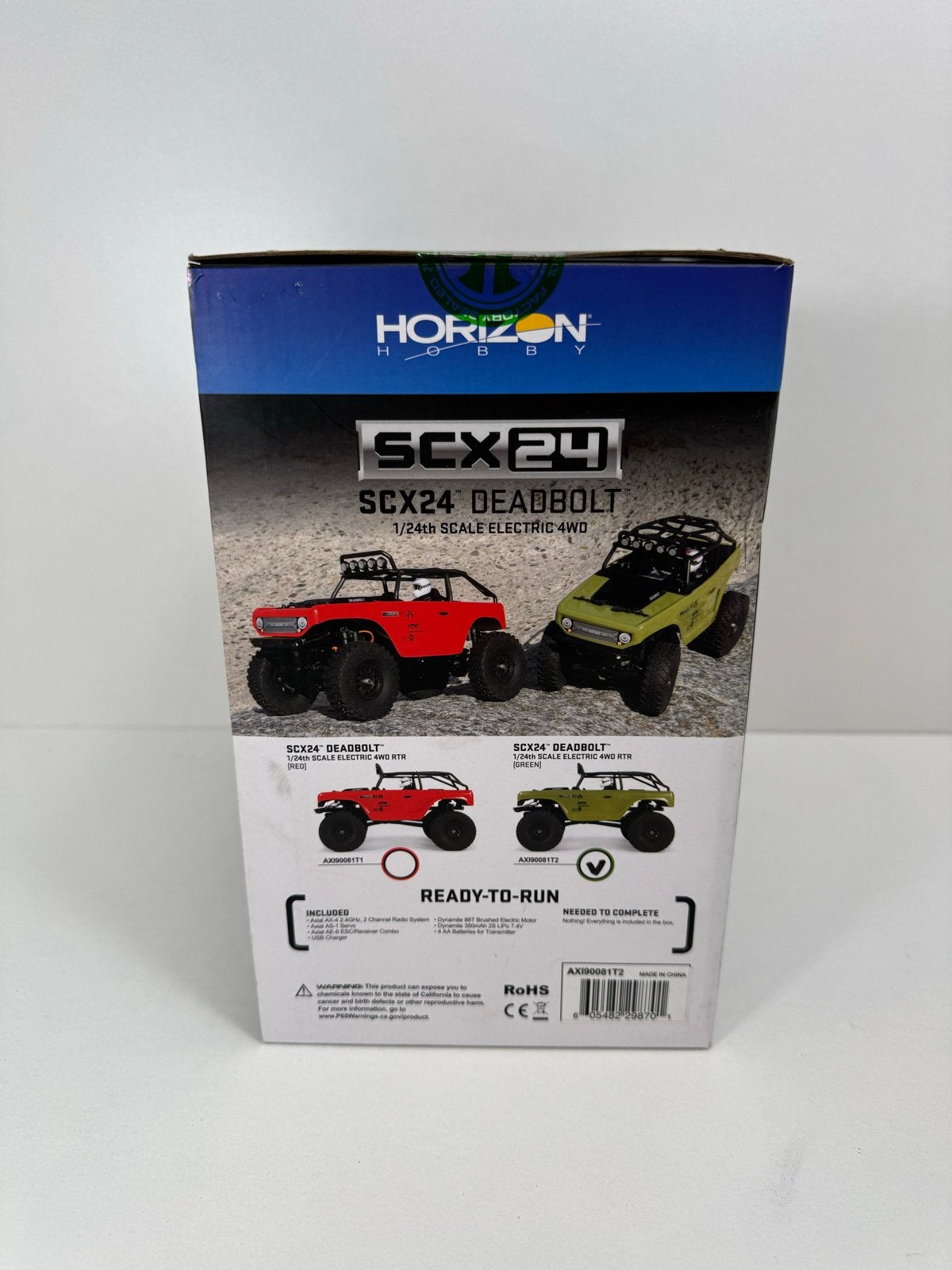 Axial SCX24 Deadbolt 1/24 RC Crawler - Nieuw in doos me, Elektro, Horizon, Auto offroad, Onbekend