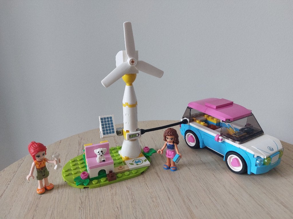 LEGO Friends Olivia's elektrische auto 41443, Compleet, Lego, Friends, Ophalen of Verzenden