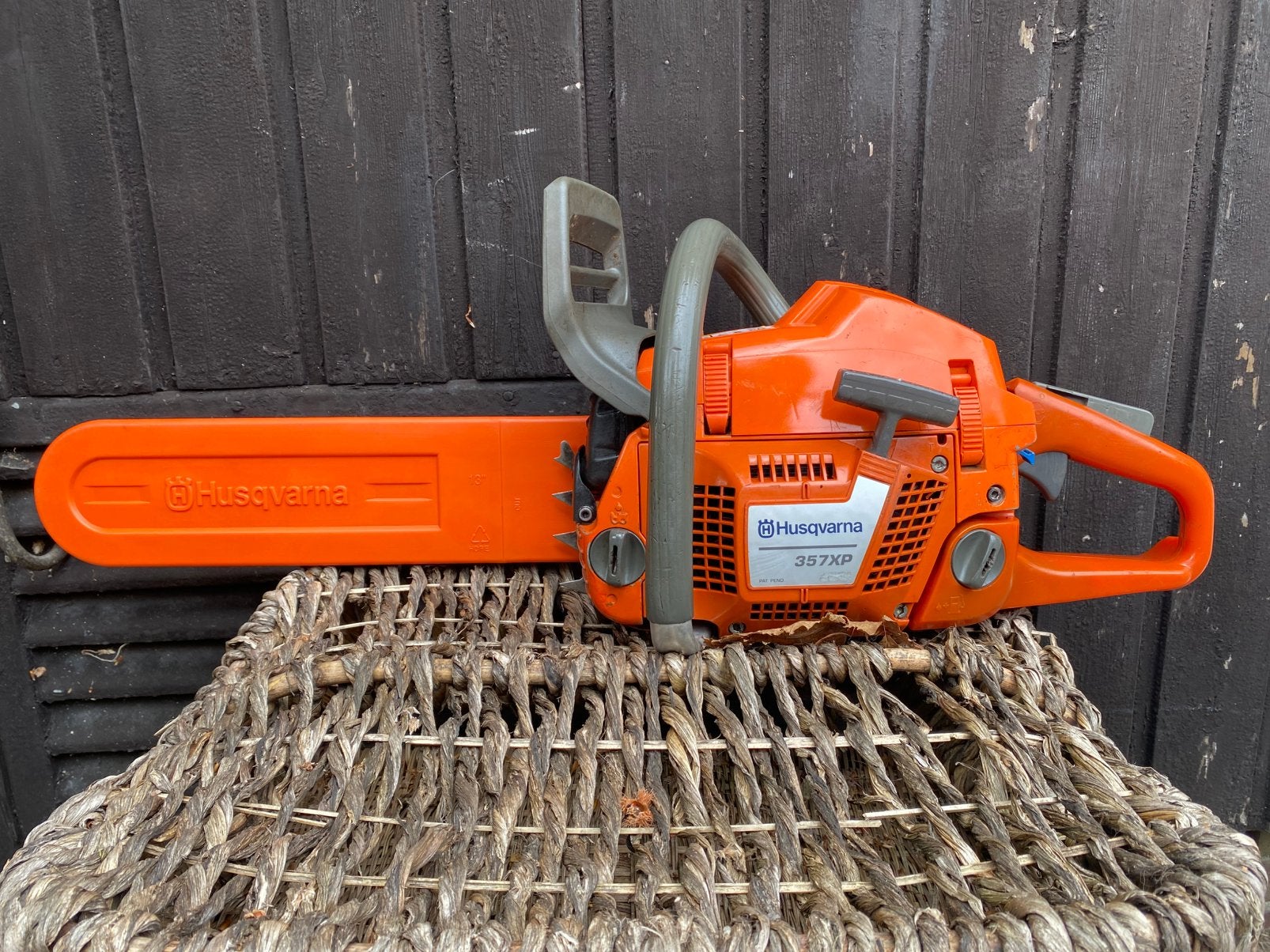 Krachtige Husqvarna 357 XP Kettingzaag Motorzaag (4,4 PK), Tuin en Terras, Hand-tuingereedschap, Gebruikt, Overige soorten, Ophalen of Verzenden