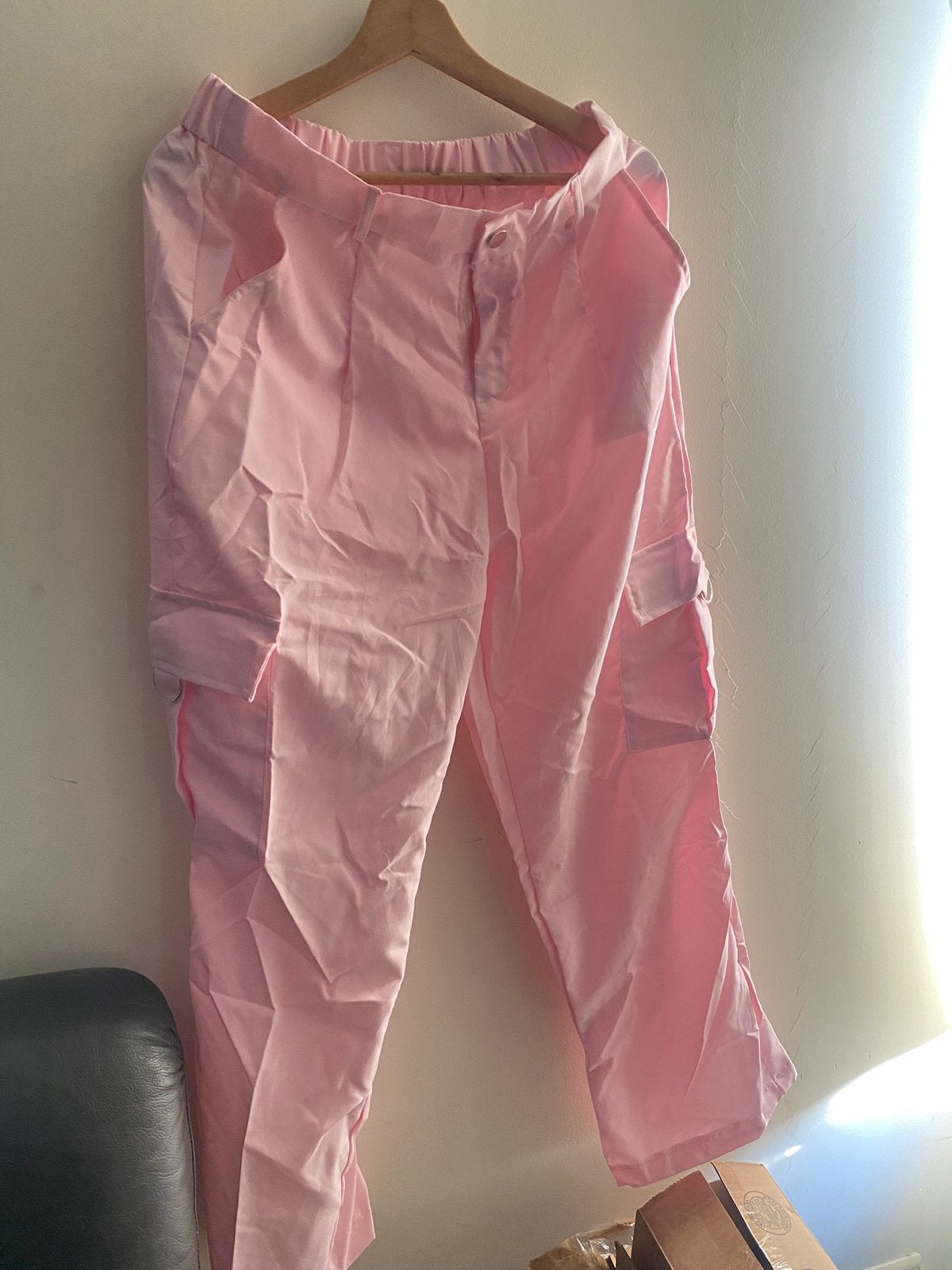 Ladies summer pink pants with pockets, Maat 42/44 (L), Nieuw, Ophalen of Verzenden, Roze