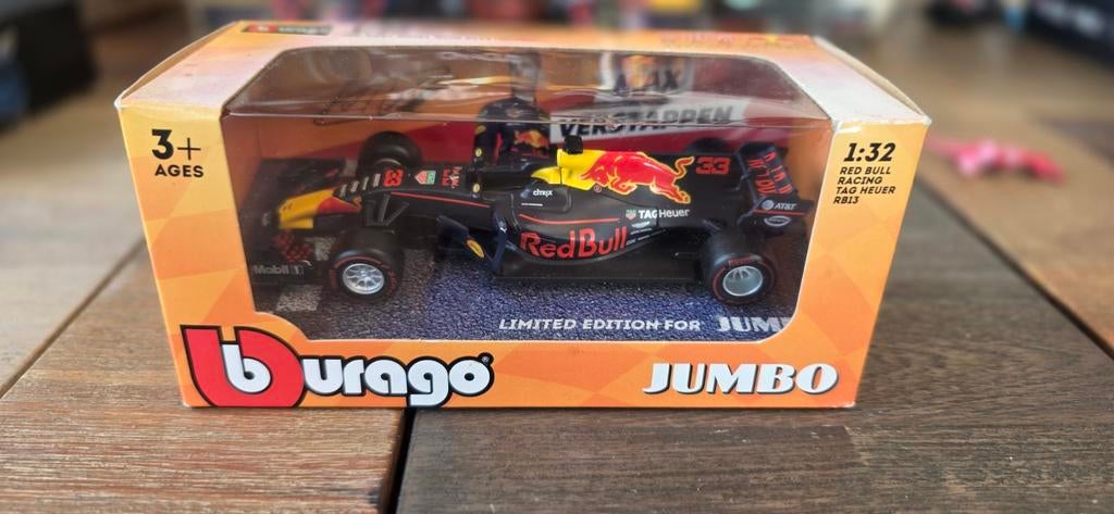 Burago Max Verstappen schaalmodel 1:32 Red Bull RB13, Ophalen of Verzenden, Auto, Overige merken