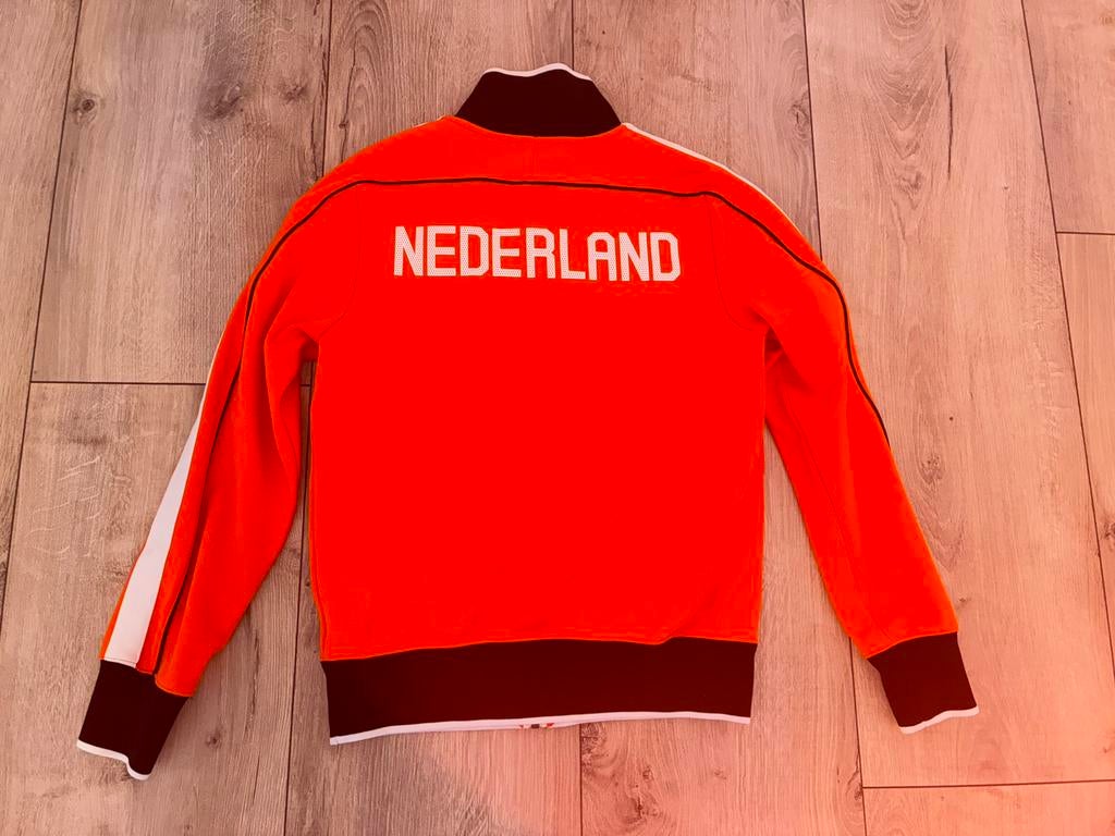 Originele Nederland KNVB Nike long sleeve maat M, Ophalen of Verzenden, Zo goed als nieuw, Maat 48/50 (M), Oranje
