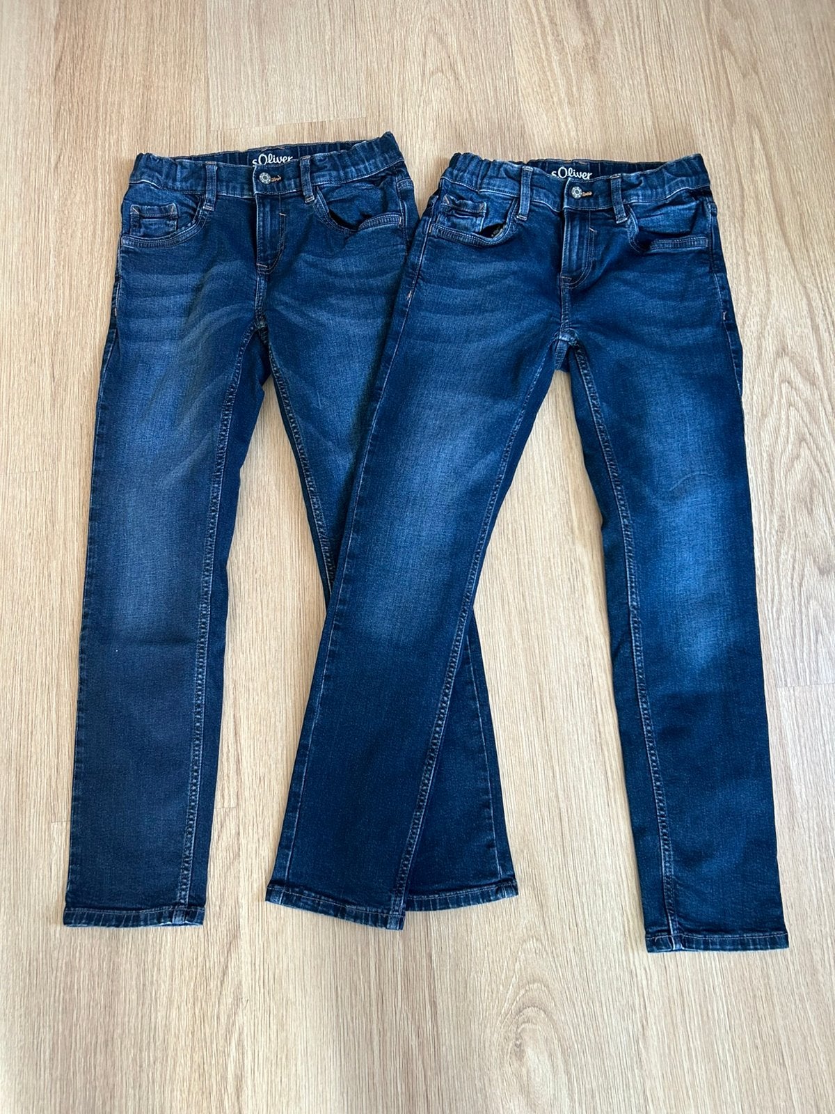 2x jeans S.Oliver maat 146, Ophalen of Verzenden, Zo goed als nieuw, Jongen, Broek