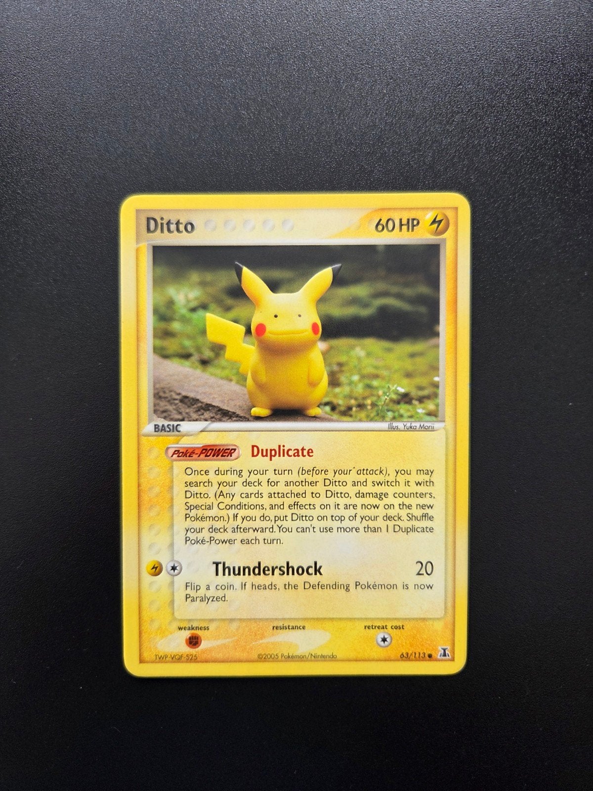 Ditto 63/113 Pokemon Delta Species, Ophalen of Verzenden, Zo goed als nieuw, Booster