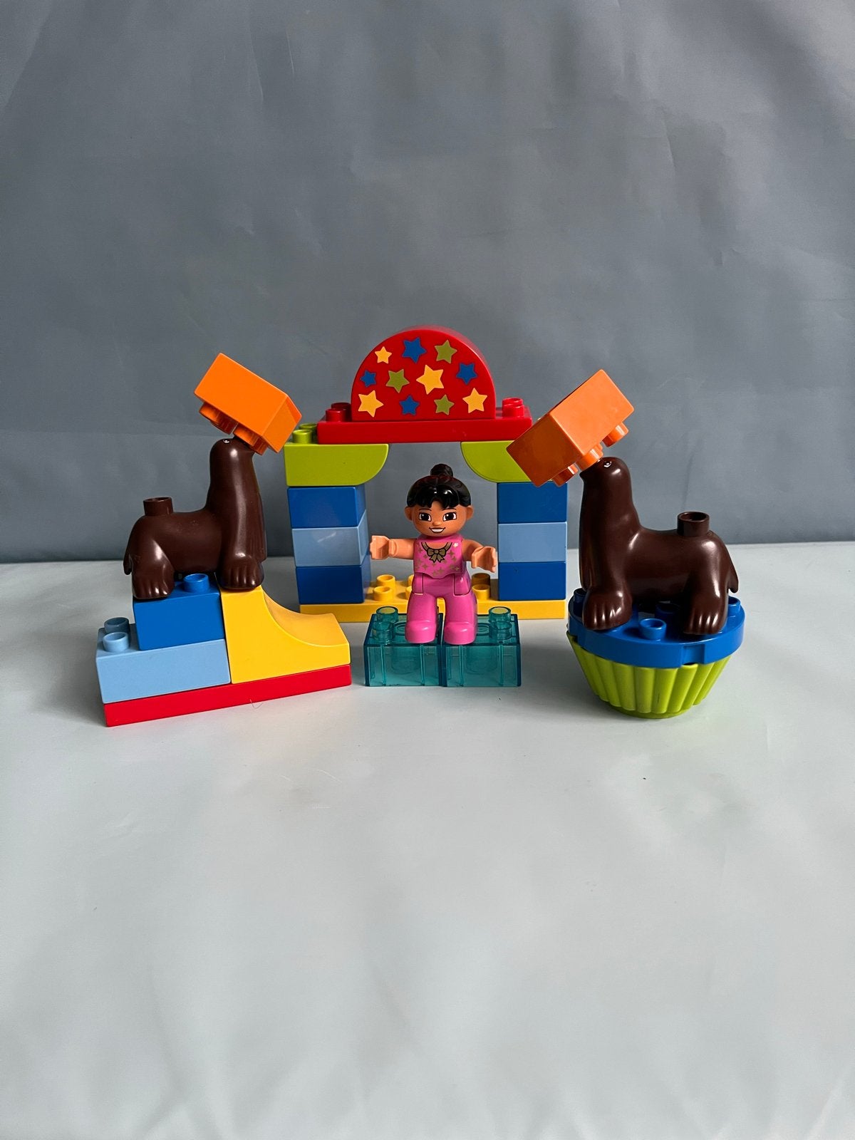 Lego Duplo 10503 Circus Show, Overige thema's, Ophalen of Verzenden, Zo goed als nieuw, Compleet