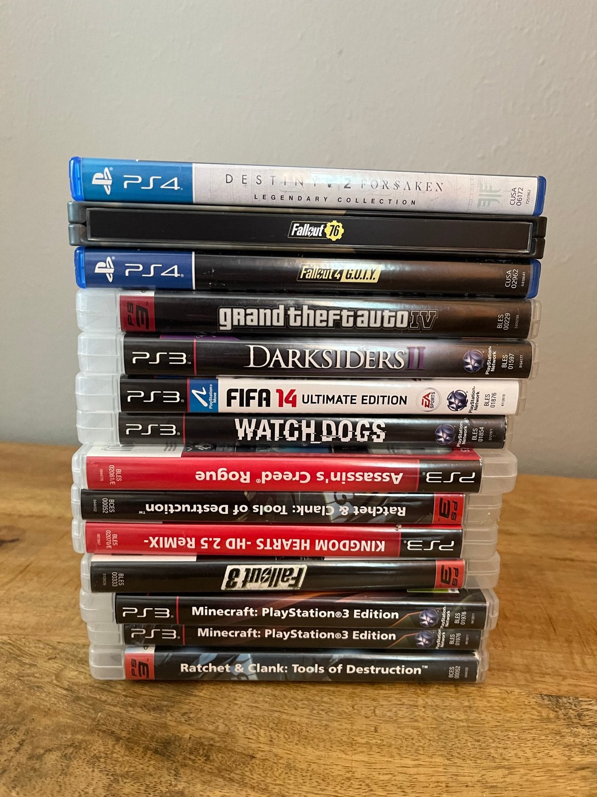 Grote collectie PS3 & PS4 games: Destiny, GTA, Minecraft, Online, Gebruikt, Vanaf 18 jaar, Overige genres