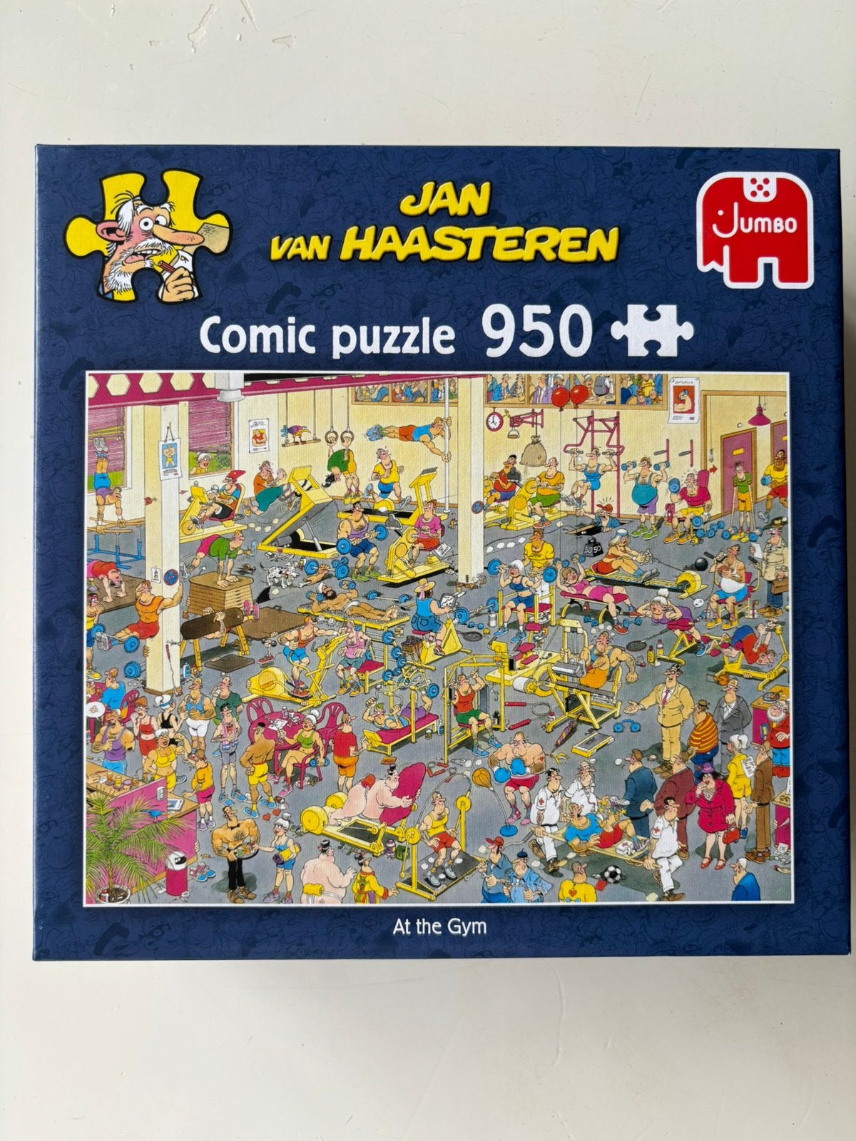Jan van Haasteren puzzel “At the Gym” 950 stukjes, Ophalen, 500 t/m 1500 stukjes, Zo goed als nieuw