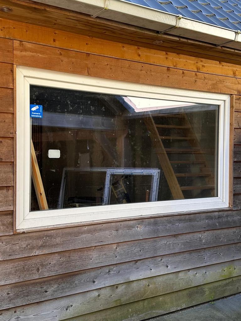 Raamkozijn en glas, Ophalen, Gevelraam of Ruit, Gebruikt, 80 tot 120 cm