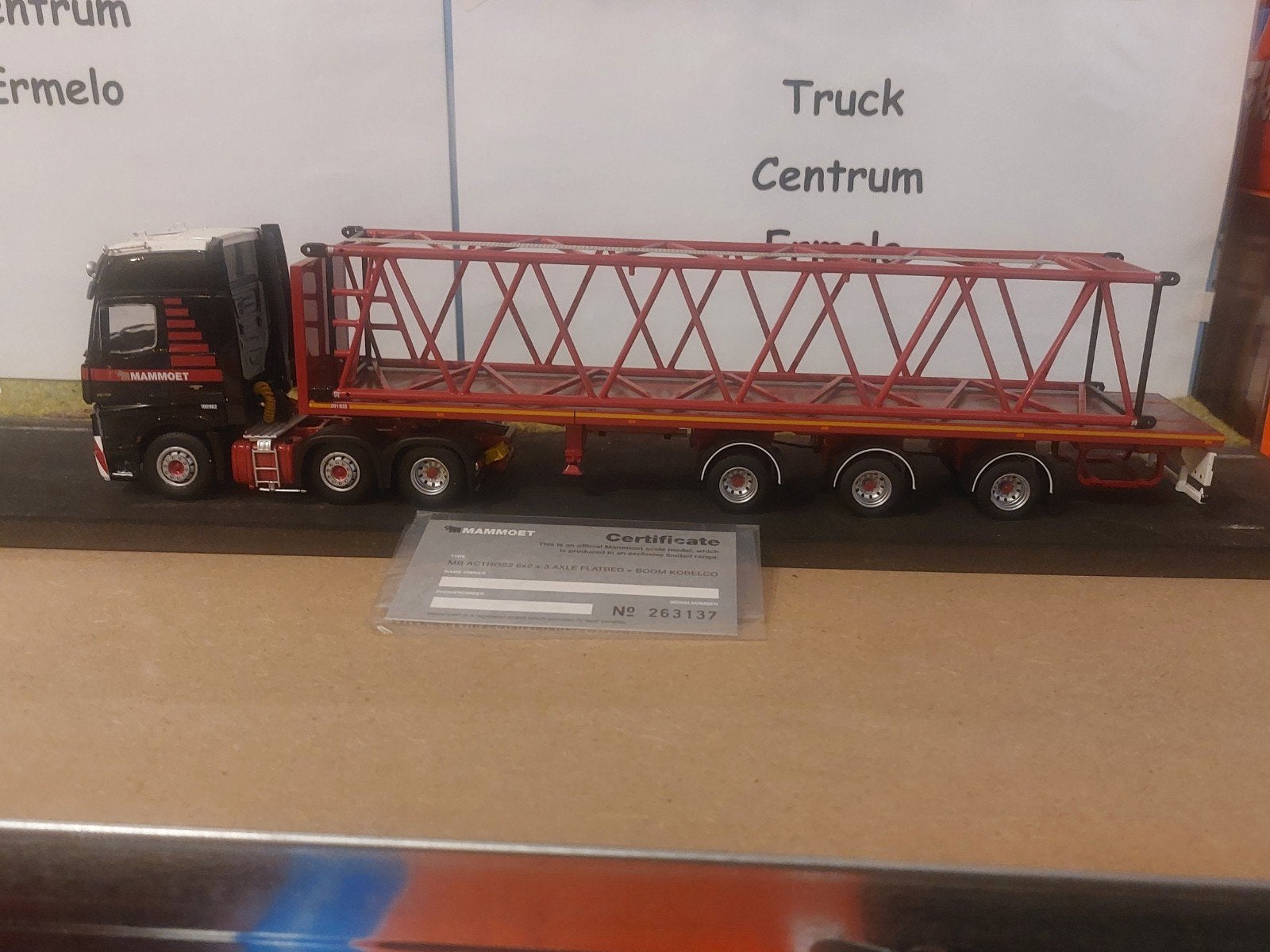 Mammoet mb actros 2 6x2 3axle Flatbed boom kobelco
Verzendin, Hobby en Vrije tijd, Ophalen of Verzenden, Nieuw, Bus of Vrachtwagen