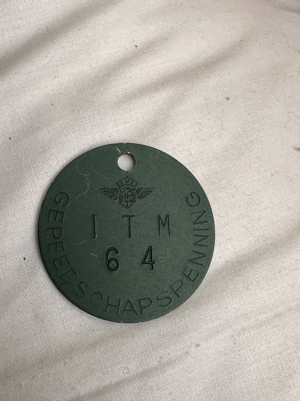 KLM gereedschapspenning jaren 40/50, Ophalen of Verzenden, Zo goed als nieuw, Kaart, Foto of Prent