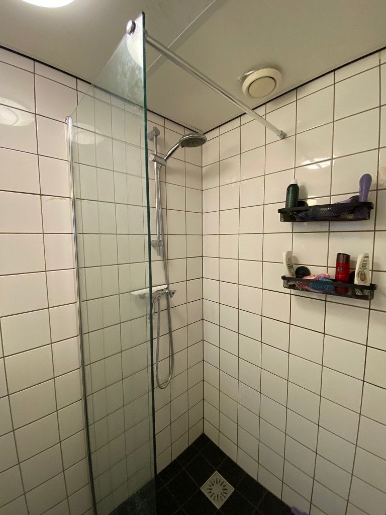 Douchewand gratis ophalen 4 juli, Ophalen, Zo goed als nieuw, Glas, Douche