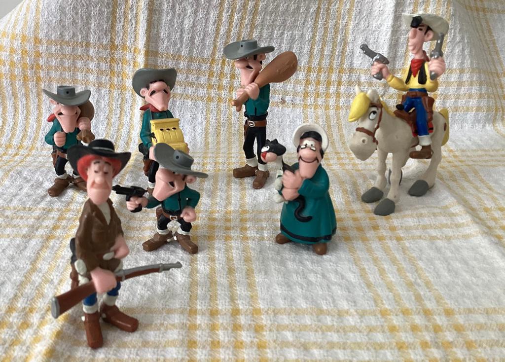 Lucky Luke. Ma Dalton, Sweety & the 4 Daltons. Calamaty Jane, Ophalen of Verzenden, Overige figuren, Zo goed als nieuw, Beeldje of Figuurtje