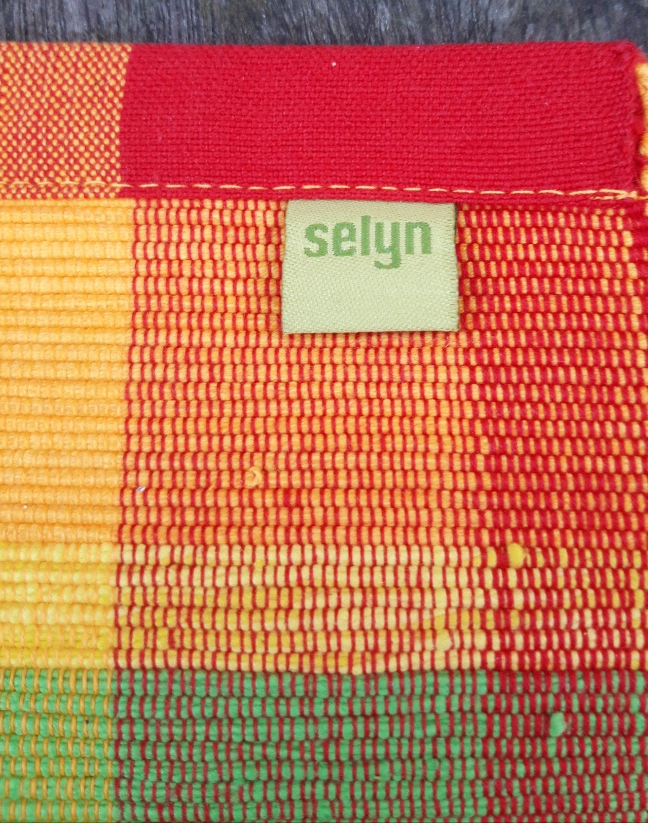6 placemats van Selyn, Ophalen, Zo goed als nieuw, Groen, Placemat