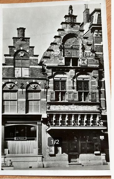 Oude foto Dordrecht, Huize 'Crimpert Salm', Ophalen of Verzenden, Voor 1920, Ongelopen, Zuid-Holland