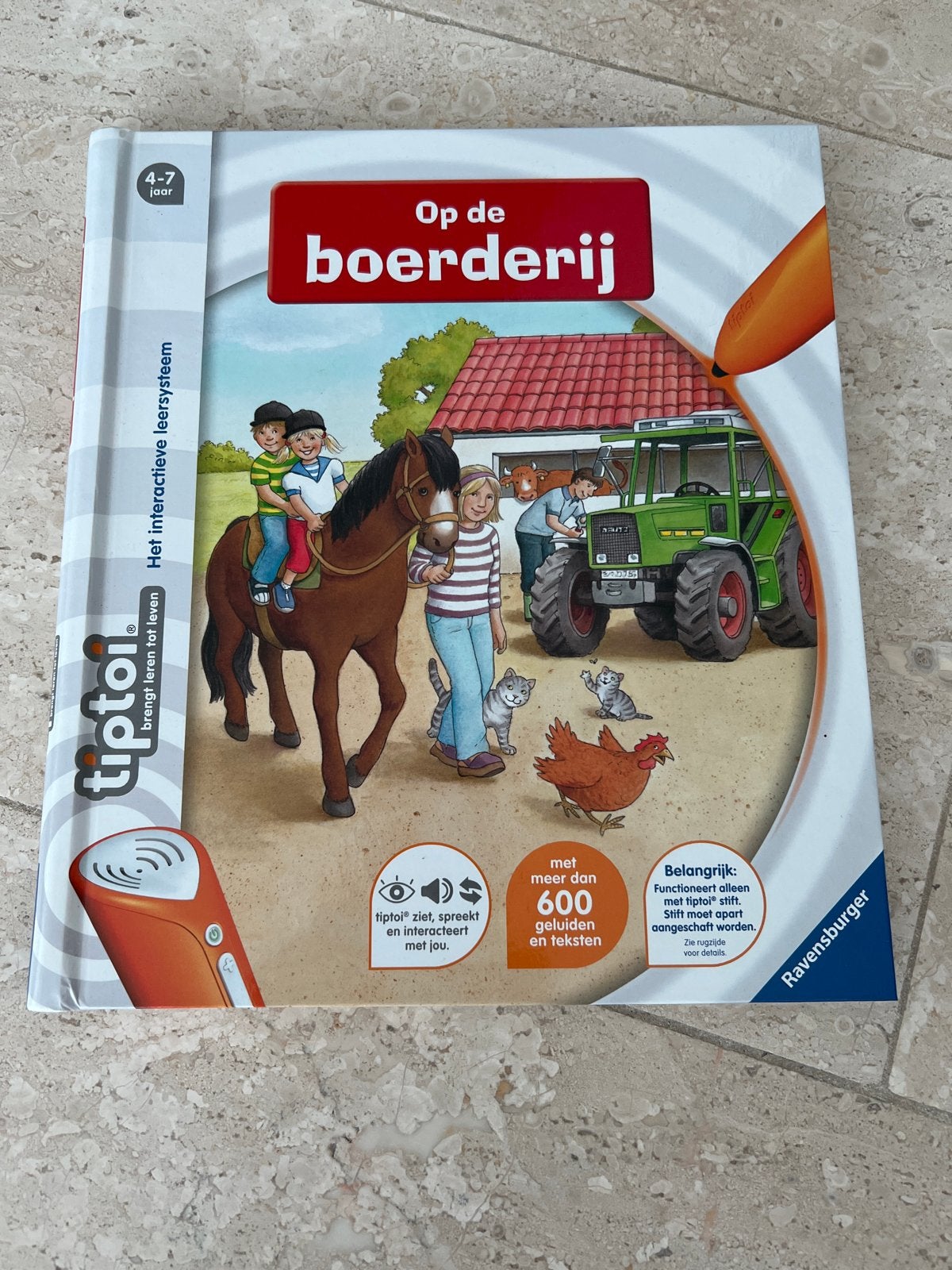 Tiptoi Op de boerderij - Interactief leersysteem, Ophalen of Verzenden, Nieuw, Uitklap-, Voel- of Ontdekboek, 3 tot 4 jaar