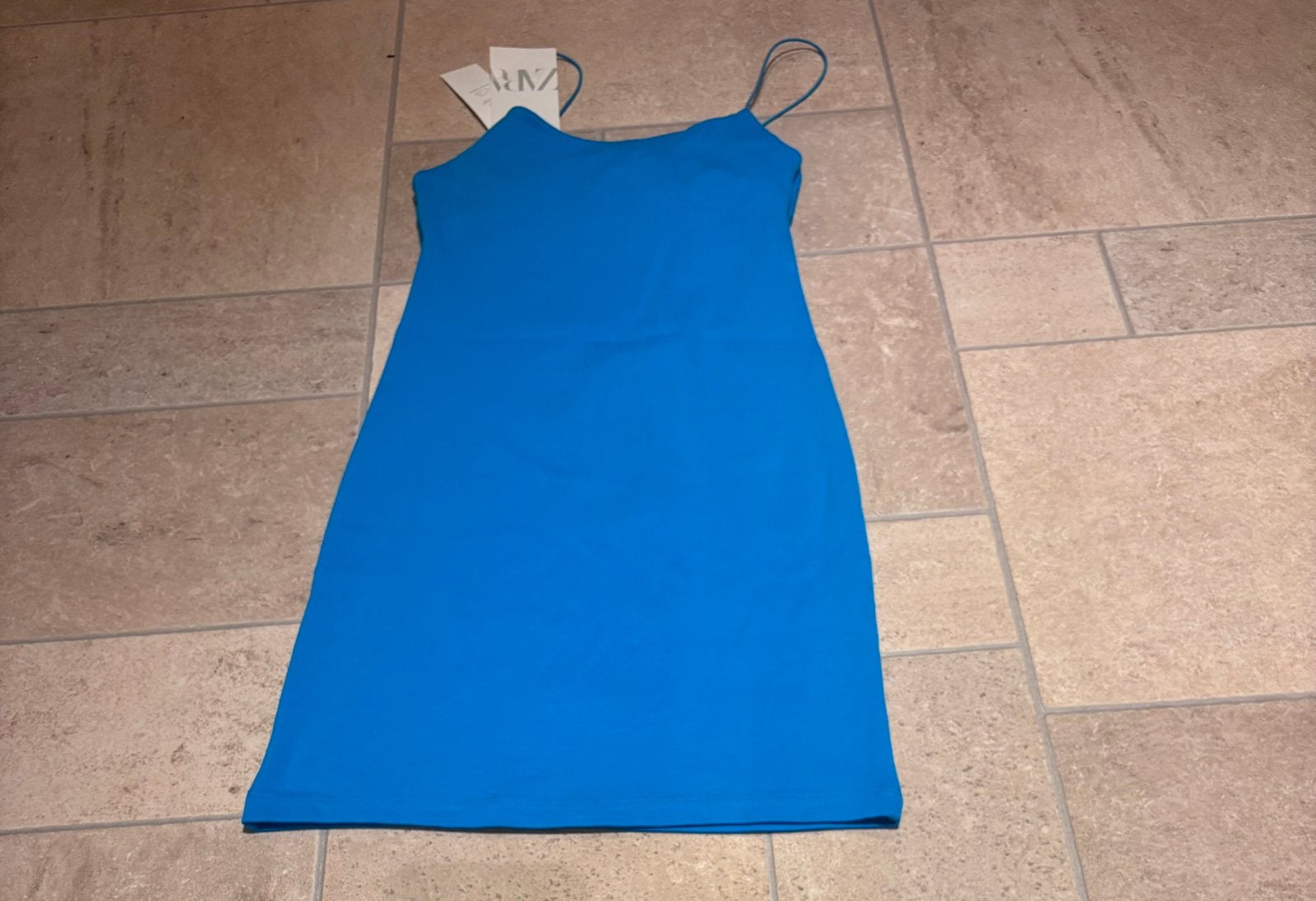 Zara zomer jurk maat m nieuw, Maat 38/40 (M), Mi, Blauw, Nieuw