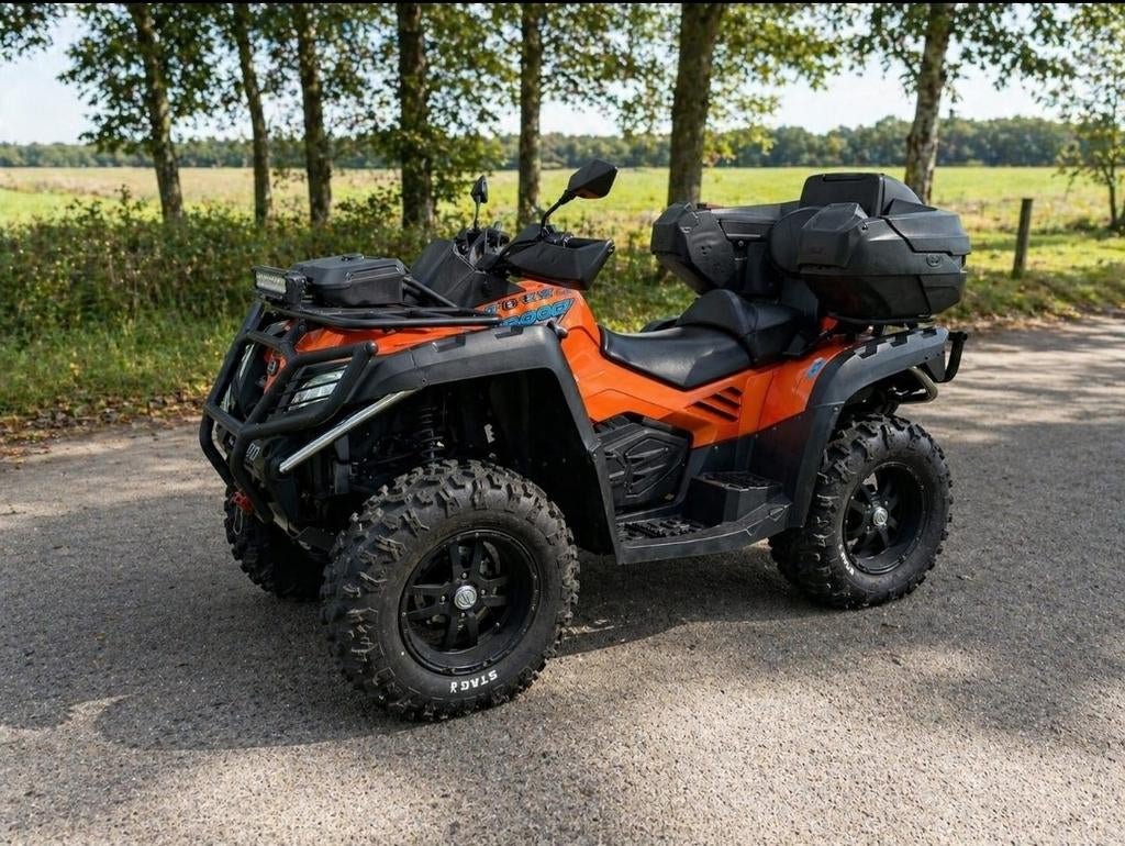 CFMOTO Terralander 800 CC 4x4 autokenteken, lier+trekhaak, Motoren, 2 cilinders, Gebruikt, Particulier, Meer dan 35 kW