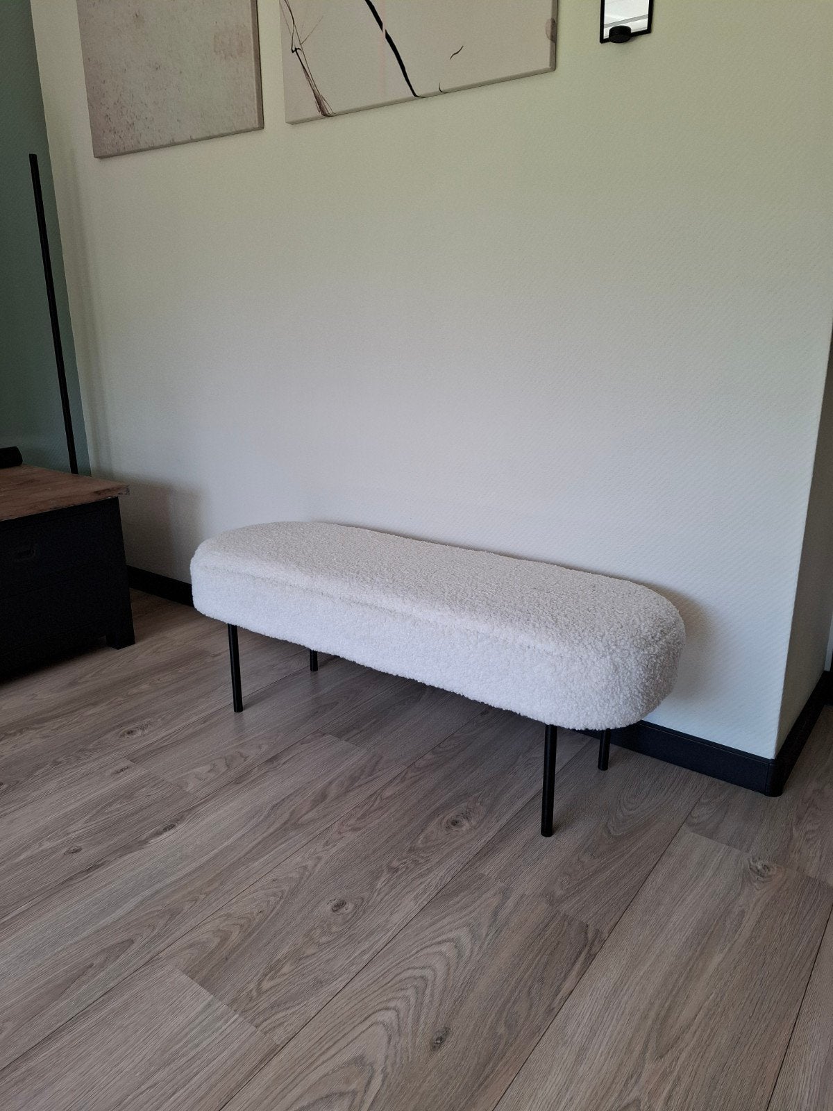 WOOOD bankje. 120x41x44 LBH., 90 cm, Eenpersoons, Zo goed als nieuw, 190 cm of minder