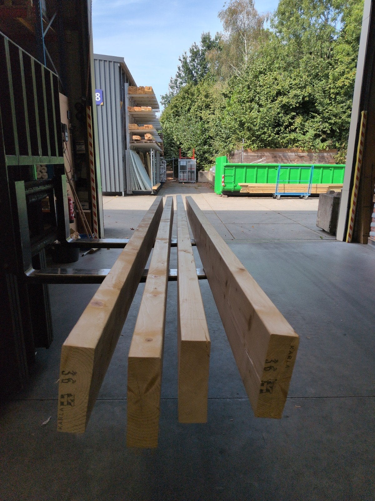 Vuren 75x225 (70x220) 360cm, Ophalen, 250 cm of meer, Balken