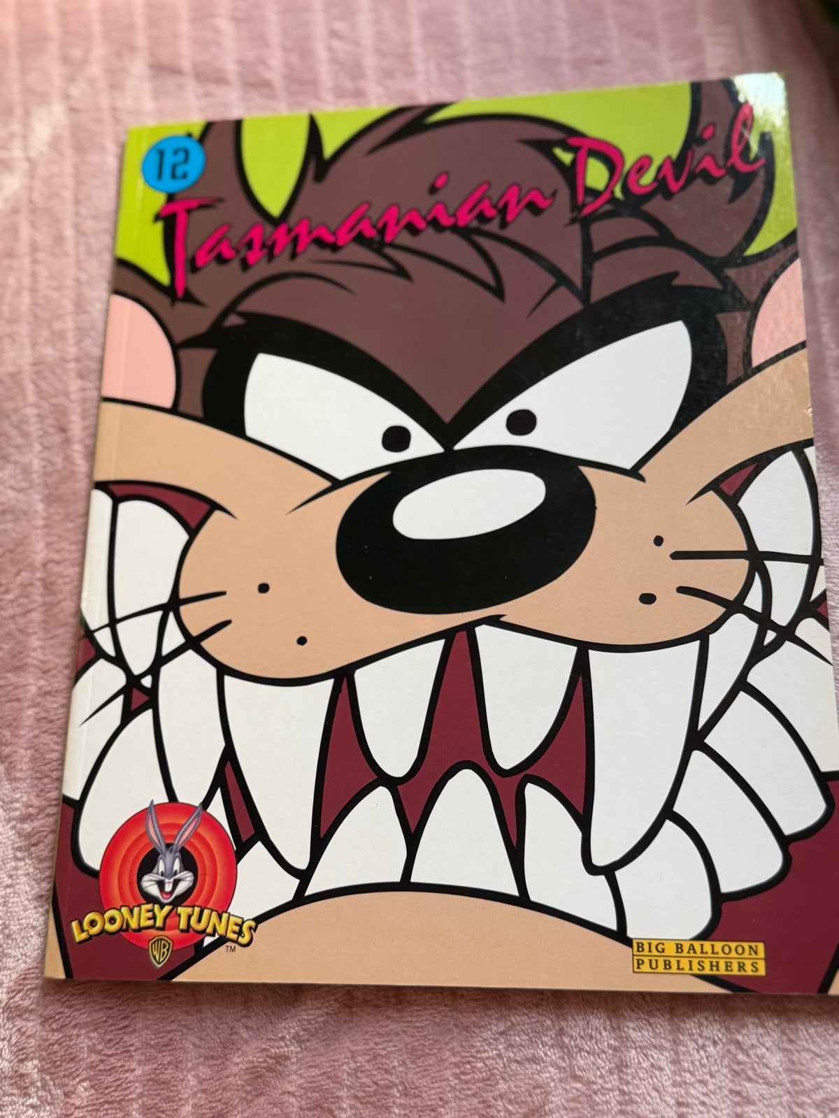 Taz Tasmanian Devil Looney Tunes Stripboeken (2 stuks), Meerdere stripboeken, Ophalen of Verzenden, Gelezen
