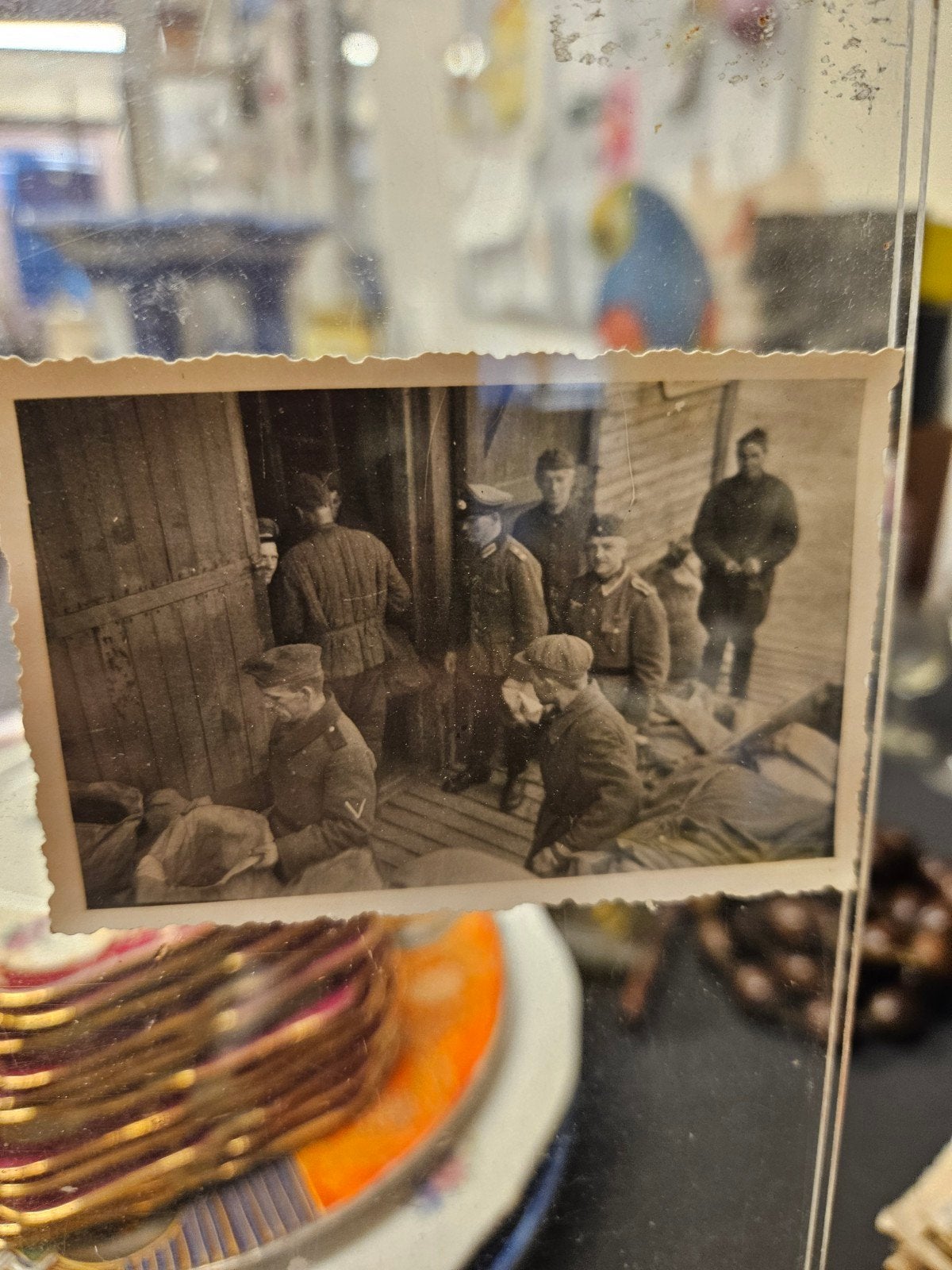 Originele foto Waffen SS Rusland 1942, Ophalen of Verzenden, 1940 tot 1960, Gebruikt, Overige onderwerpen