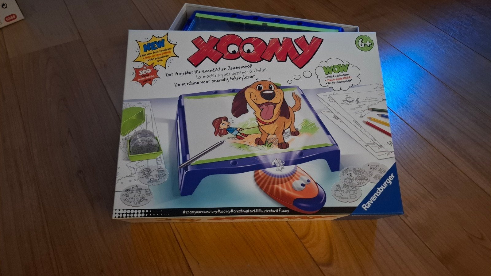 Ravensburger Xoomy Tekenprojector - Zo goed als nieuw, Ophalen of Verzenden, Zo goed als nieuw, Knutselen, Met licht