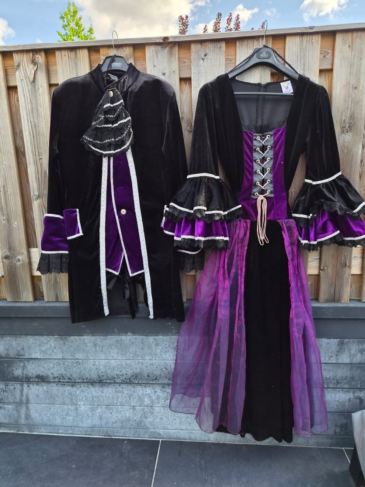 Vampieren / Gothic set - Heren maat 58, Dames maat 46, Kleding | Dames, Ophalen, Carnaval, Karnavals Wierts, Kleding