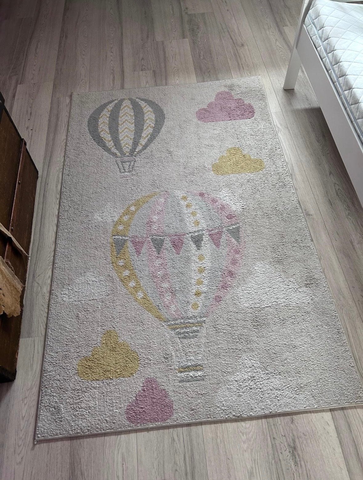 Vloerkleed met luchtballon 170x120cm, Gebruikt, 100 tot 150 cm, Ophalen of Verzenden, 150 tot 200 cm