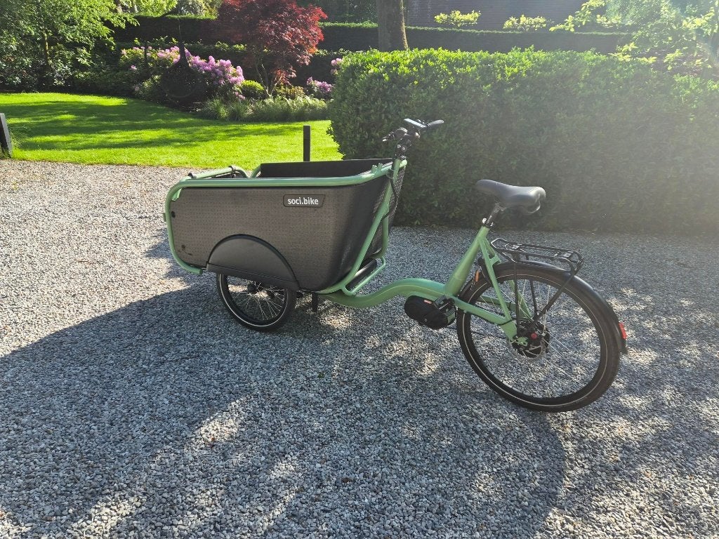 elektrische bakfiets socibike te koop, 3 kinderen, Elektrisch, Zo goed als nieuw, Ophalen