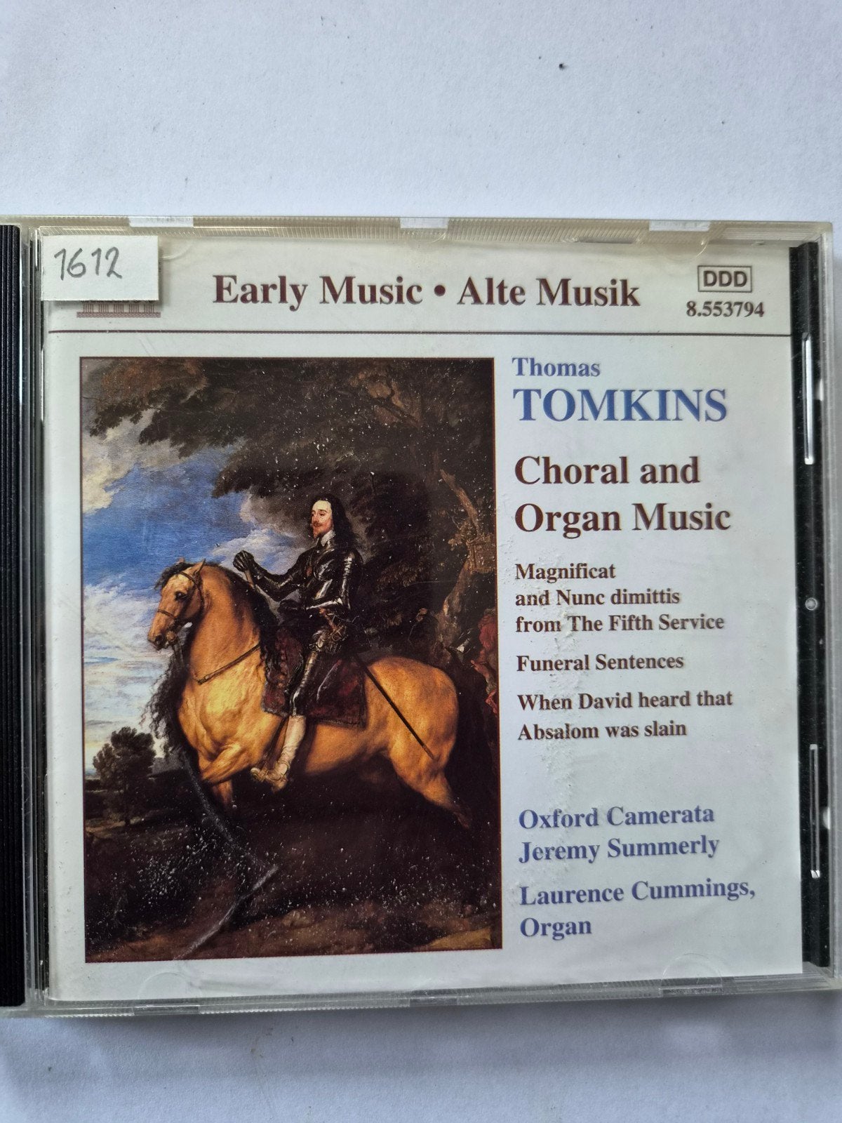 Thomas Tomkins - Choral and Organ Music CD, Overige componisten, Ophalen of Verzenden, Zo goed als nieuw, Inclusief boekje